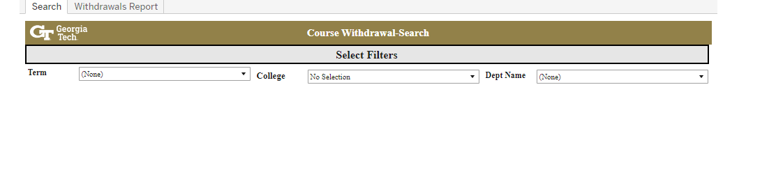 Course Withdrawal